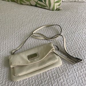 Nine West White Crossbody/ Clutch